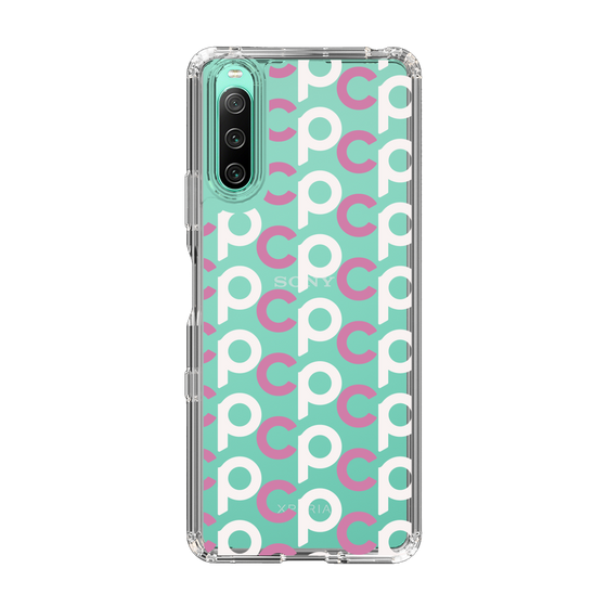Slim Protection Case［ Original - CASEPLAY Initial All-over Pattern - Pink ］