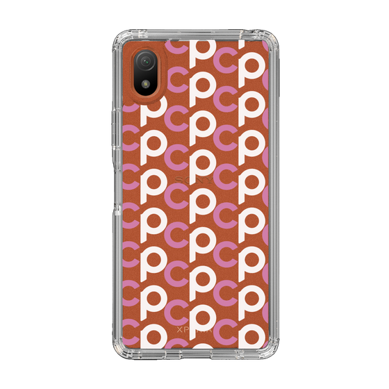 Slim Protection Case［ Original - CASEPLAY Initial All-over Pattern - Pink ］