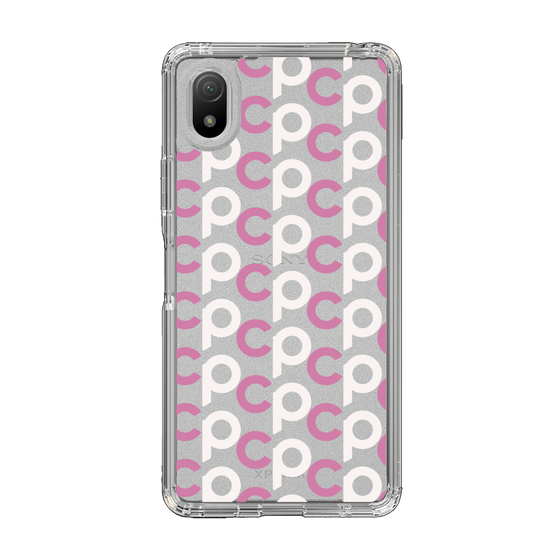 Slim Protection Case［ Original - CASEPLAY Initial All-over Pattern - Pink ］