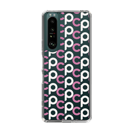 Slim Protection Case［ Original - CASEPLAY Initial All-over Pattern - Pink ］