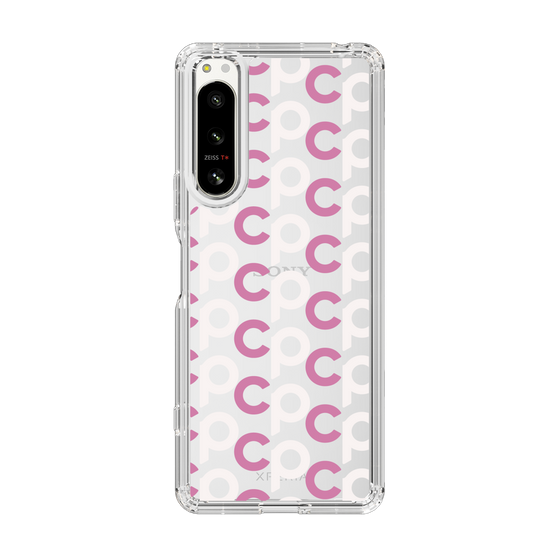 Slim Protection Case［ Original - CASEPLAY Initial All-over Pattern - Pink ］