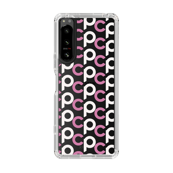 Slim Protection Case［ Original - CASEPLAY Initial All-over Pattern - Pink ］