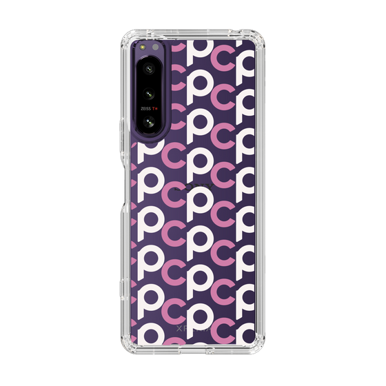 Slim Protection Case［ Original - CASEPLAY Initial All-over Pattern - Pink ］