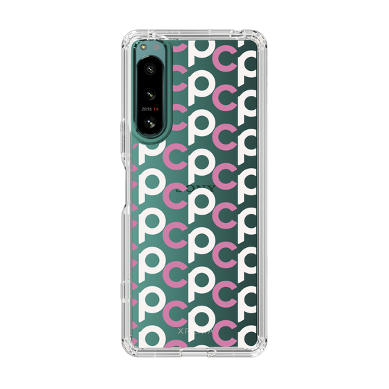 Slim Protection Case［ Original - CASEPLAY Initial All-over Pattern - Pink ］