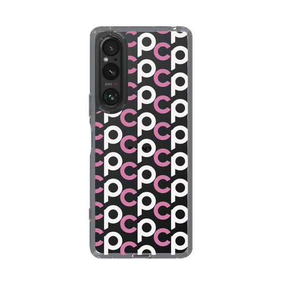 Slim Protection Case［ Original - CASEPLAY Initial All-over Pattern - Pink ］
