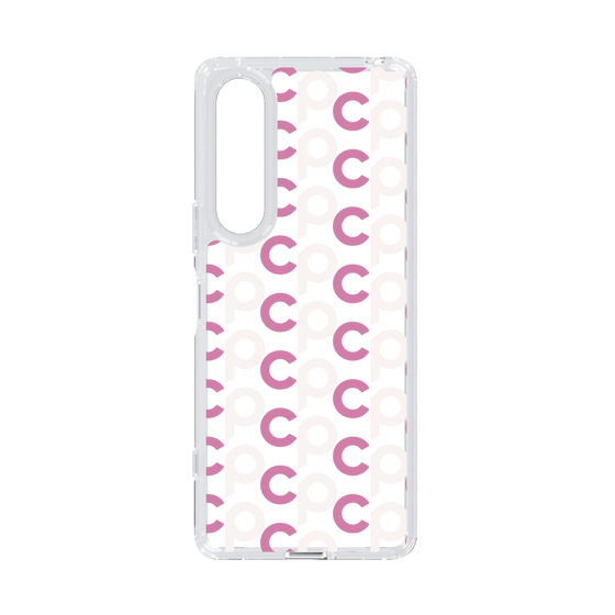 Slim Protection Case［ Original - CASEPLAY Initial All-over Pattern - Pink ］