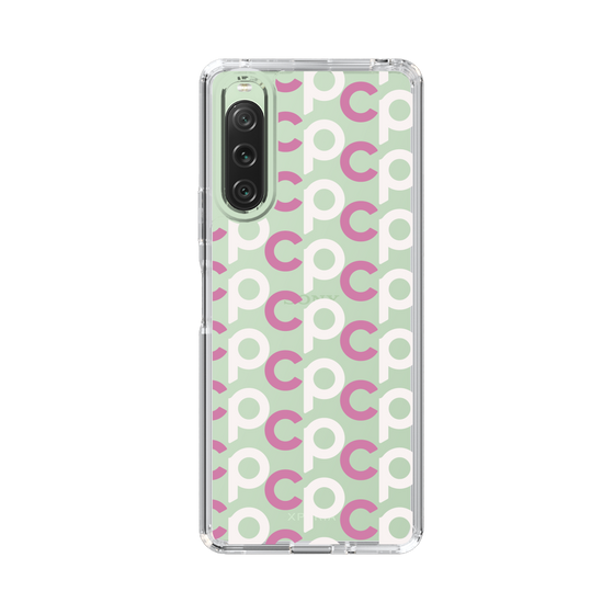 Slim Protection Case［ Original - CASEPLAY Initial All-over Pattern - Pink ］