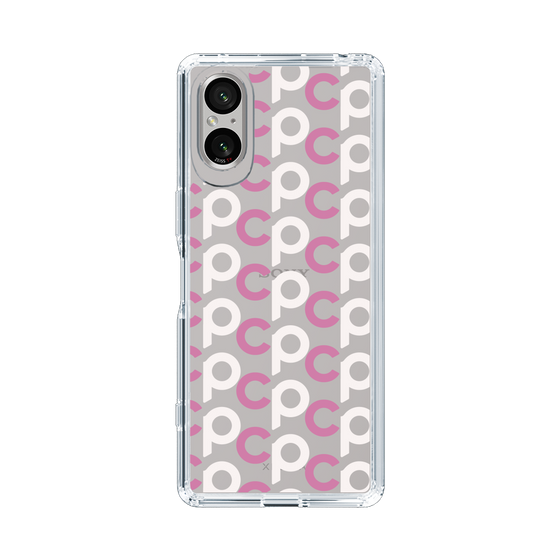 Slim Protection Case［ Original - CASEPLAY Initial All-over Pattern - Pink ］