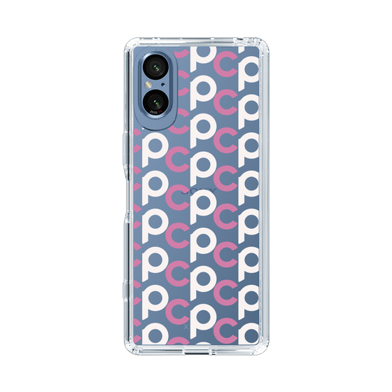 Slim Protection Case［ Original - CASEPLAY Initial All-over Pattern - Pink ］