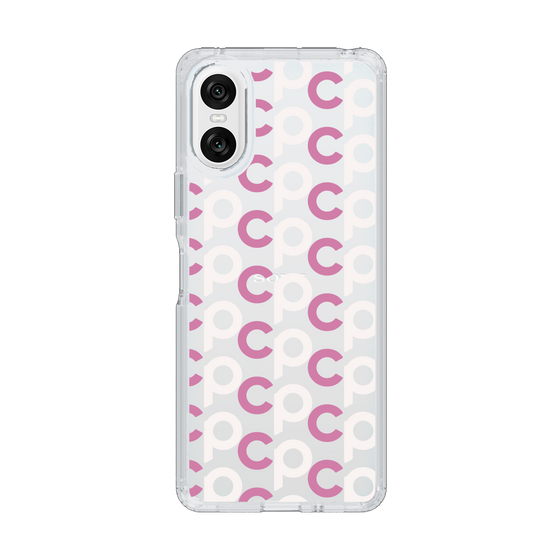 Slim Protection Case［ Original - CASEPLAY Initial All-over Pattern - Pink ］