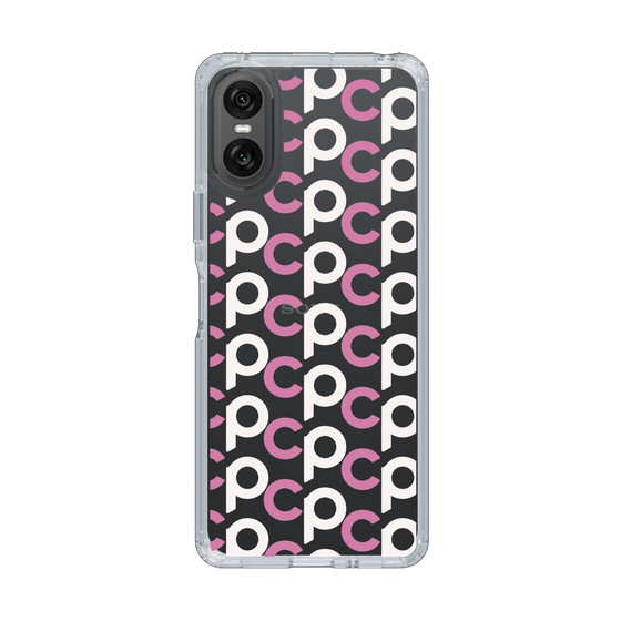 Slim Protection Case［ Original - CASEPLAY Initial All-over Pattern - Pink ］