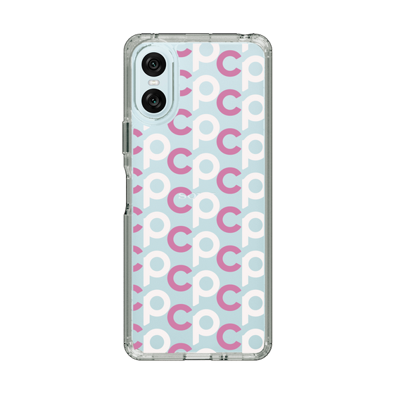 Slim Protection Case［ Original - CASEPLAY Initial All-over Pattern - Pink ］