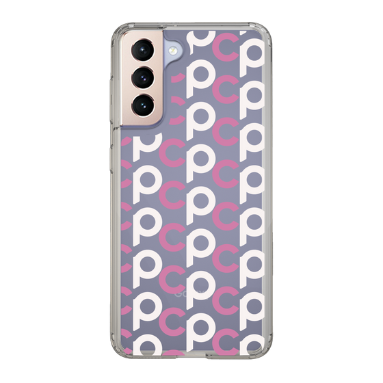Slim Protection Case［ Original - CASEPLAY Initial All-over Pattern - Pink ］