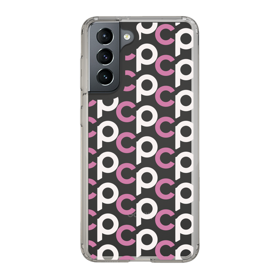 Slim Protection Case［ Original - CASEPLAY Initial All-over Pattern - Pink ］