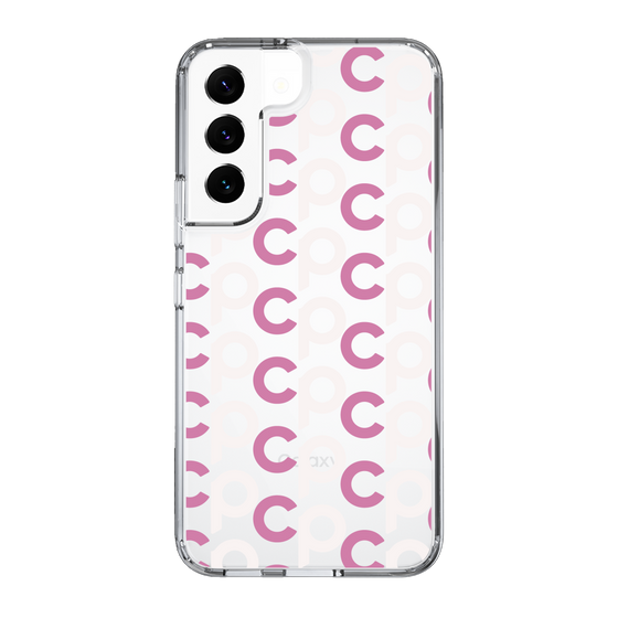 Slim Protection Case［ Original - CASEPLAY Initial All-over Pattern - Pink ］