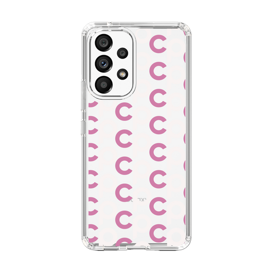 Slim Protection Case［ Original - CASEPLAY Initial All-over Pattern - Pink ］