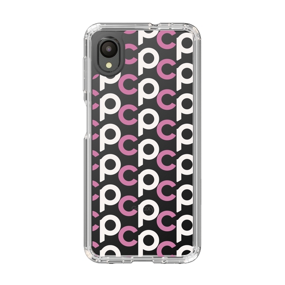 Slim Protection Case［ Original - CASEPLAY Initial All-over Pattern - Pink ］