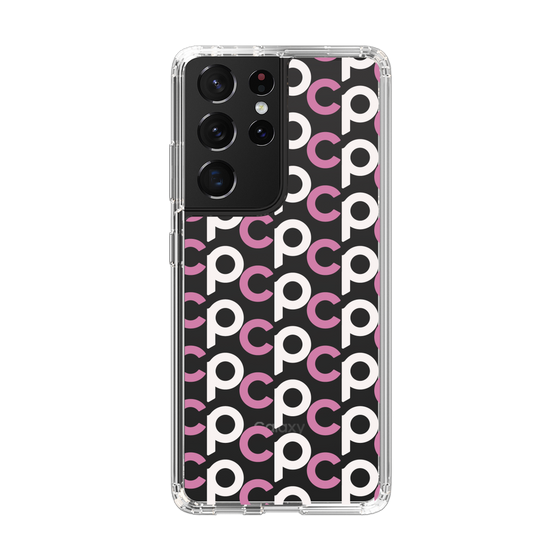Slim Protection Case［ Original - CASEPLAY Initial All-over Pattern - Pink ］