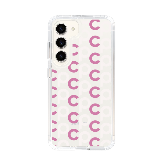 Slim Protection Case［ Original - CASEPLAY Initial All-over Pattern - Pink ］