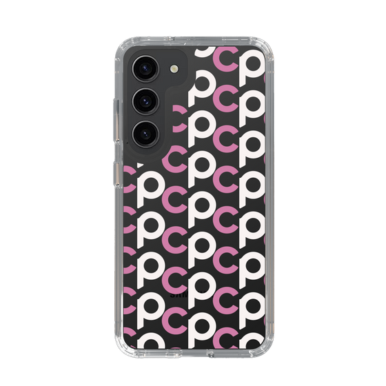 Slim Protection Case［ Original - CASEPLAY Initial All-over Pattern - Pink ］