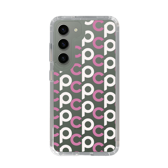 Slim Protection Case［ Original - CASEPLAY Initial All-over Pattern - Pink ］