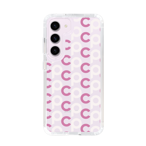 Slim Protection Case［ Original - CASEPLAY Initial All-over Pattern - Pink ］