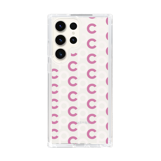 Slim Protection Case［ Original - CASEPLAY Initial All-over Pattern - Pink ］