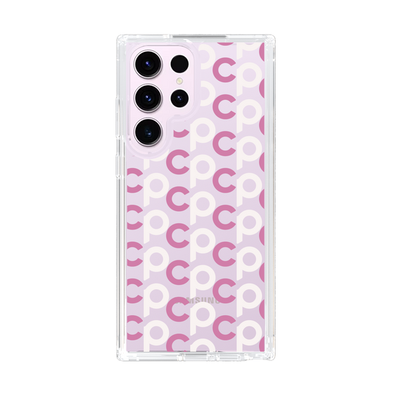 Slim Protection Case［ Original - CASEPLAY Initial All-over Pattern - Pink ］