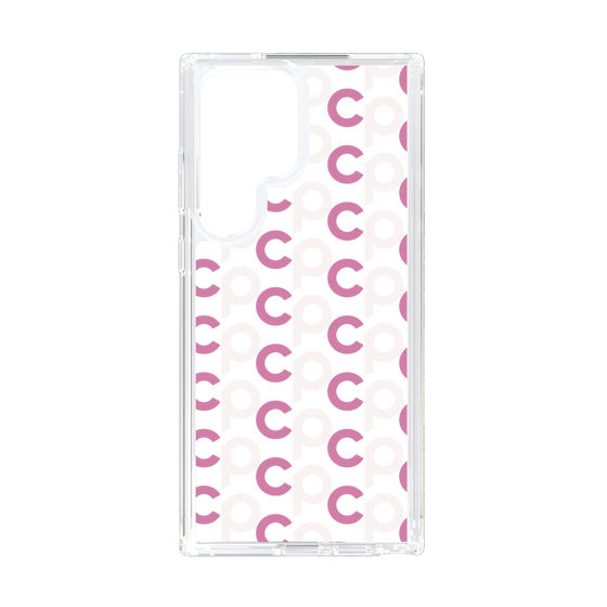 Slim Protection Case［ Original - CASEPLAY Initial All-over Pattern - Pink ］