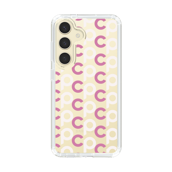 Slim Protection Case［ Original - CASEPLAY Initial All-over Pattern - Pink ］