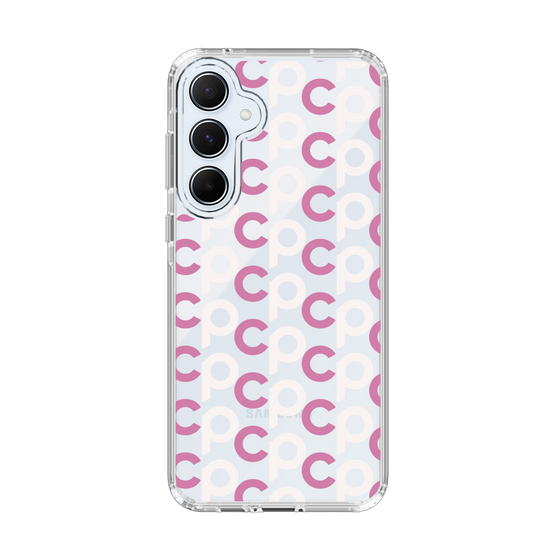 Slim Protection Case［ オリジナル - CASEPLAYイニシャル総柄 - ピンク ］