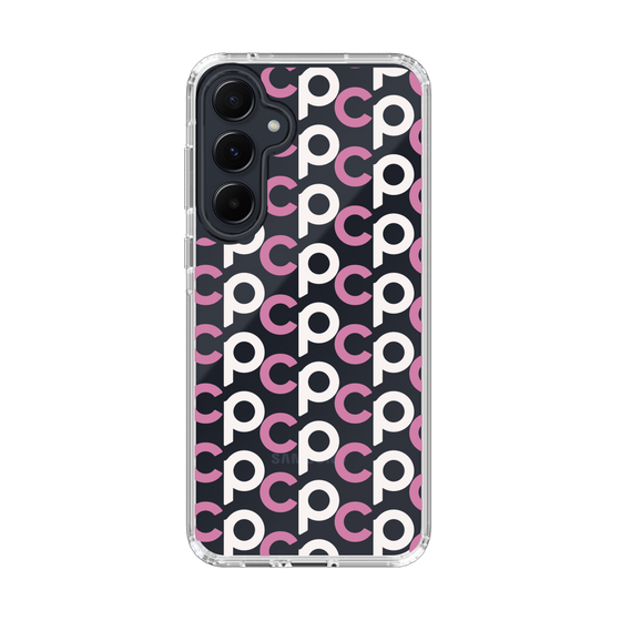 Slim Protection Case［ オリジナル - CASEPLAYイニシャル総柄 - ピンク ］