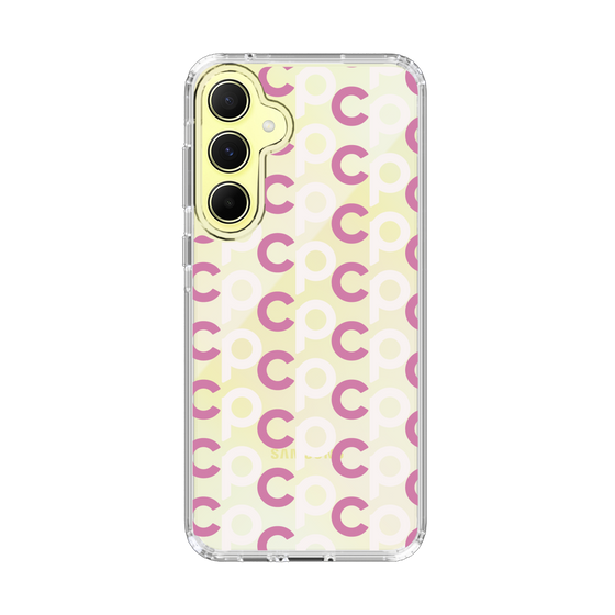 Slim Protection Case［ オリジナル - CASEPLAYイニシャル総柄 - ピンク ］