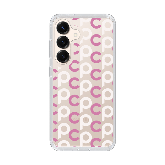 Slim Protection Case［ Original - CASEPLAY Initial All-over Pattern - Pink ］