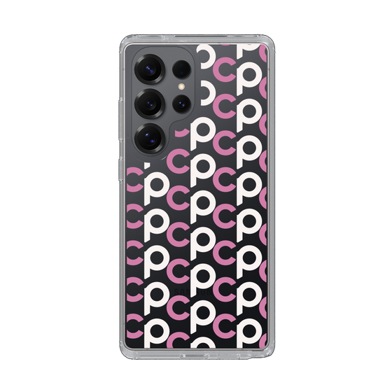 Slim Protection Case［ Original - CASEPLAY Initial All-over Pattern - Pink ］