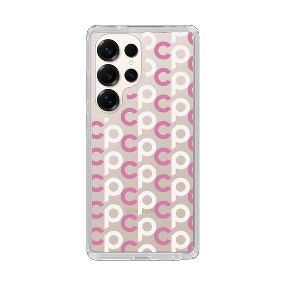Slim Protection Case［ Original - CASEPLAY Initial All-over Pattern - Pink ］
