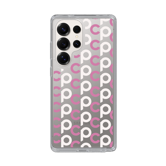 Slim Protection Case［ Original - CASEPLAY Initial All-over Pattern - Pink ］