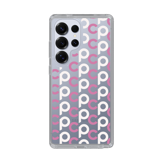 Slim Protection Case［ Original - CASEPLAY Initial All-over Pattern - Pink ］