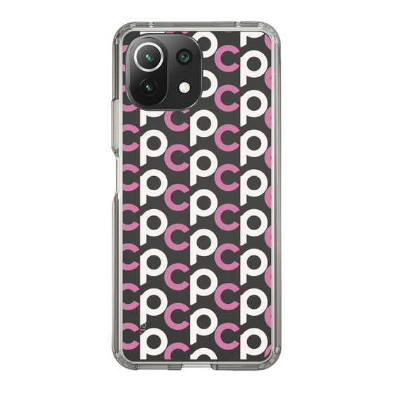 Slim Protection Case［ Original - CASEPLAY Initial All-over Pattern - Pink ］