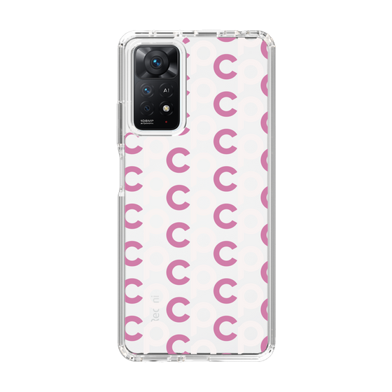 Slim Protection Case［ Original - CASEPLAY Initial All-over Pattern - Pink ］