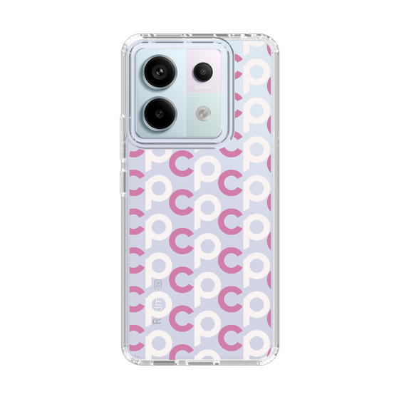Slim Protection Case［ Original - CASEPLAY Initial All-over Pattern - Pink ］