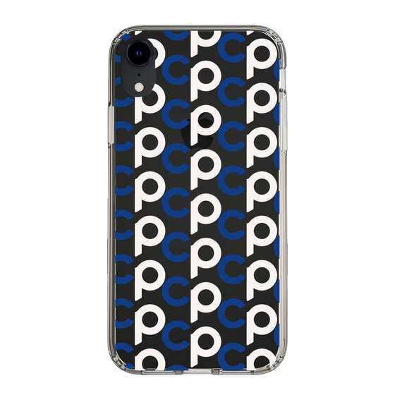Slim Protection Case［ Original - CASEPLAY Initial All-over Pattern - Navy ］