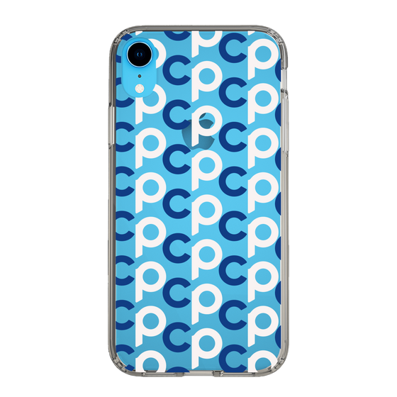Slim Protection Case［ Original - CASEPLAY Initial All-over Pattern - Navy ］