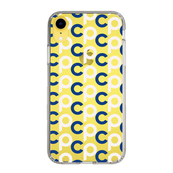 Slim Protection Case［ Original - CASEPLAY Initial All-over Pattern - Navy ］
