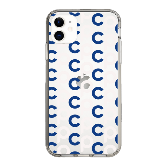 Slim Protection Case［ Original - CASEPLAY Initial All-over Pattern - Navy ］