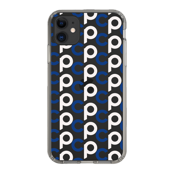 Slim Protection Case［ Original - CASEPLAY Initial All-over Pattern - Navy ］