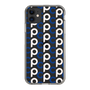Slim Protection Case［ Original - CASEPLAY Initial All-over Pattern - Navy ］