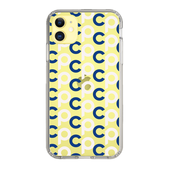 Slim Protection Case［ Original - CASEPLAY Initial All-over Pattern - Navy ］