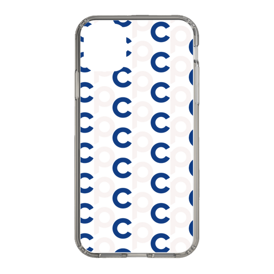 Slim Protection Case［ Original - CASEPLAY Initial All-over Pattern - Navy ］