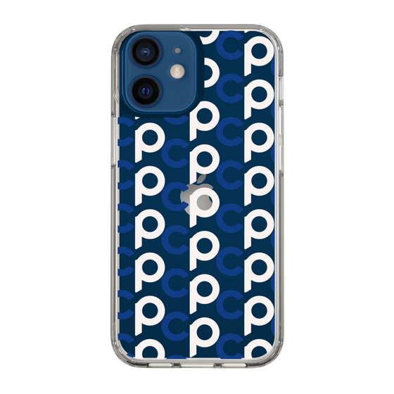 Slim Protection Case［ Original - CASEPLAY Initial All-over Pattern - Navy ］